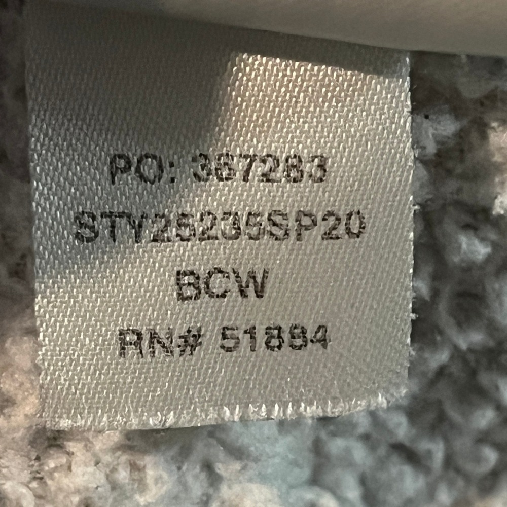Patagonia Los Gatos 1/4 Zip Fleece Pullover Womens XXL Birch White Fuzzy 25235 - Picture 6 of 10